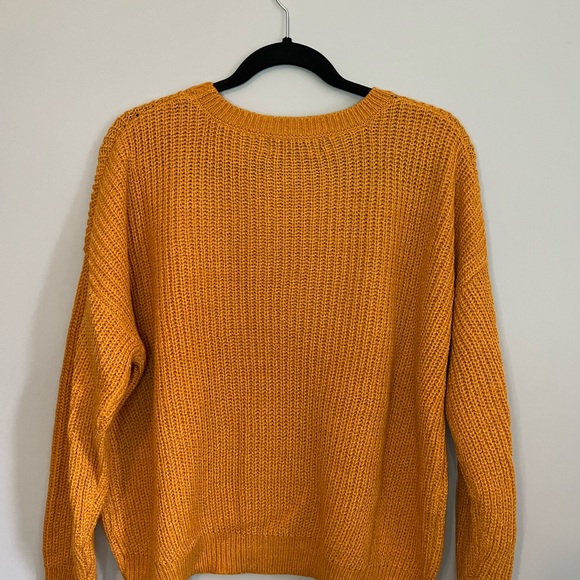 Forever 21 - Orange/Yellow/Golden Knit Sweater - Small - Picture 3 of 3